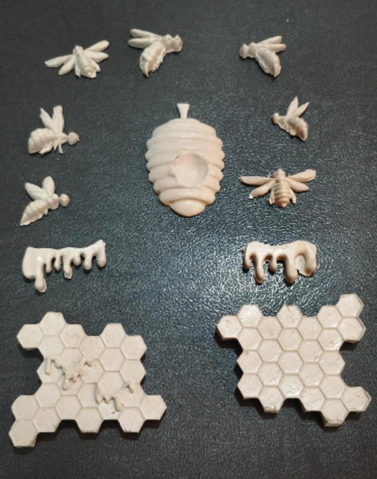 Honey Bee Comb Add-On — Set of 12