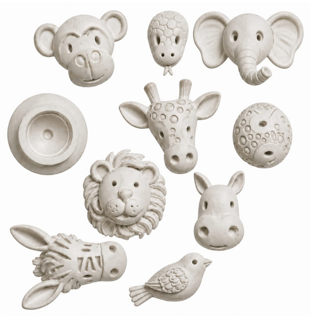 Animals Face Add-On — Set of 10