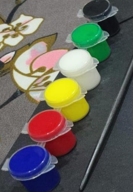 Acrylic Colours — Set of 6 Shades (7ml each)
