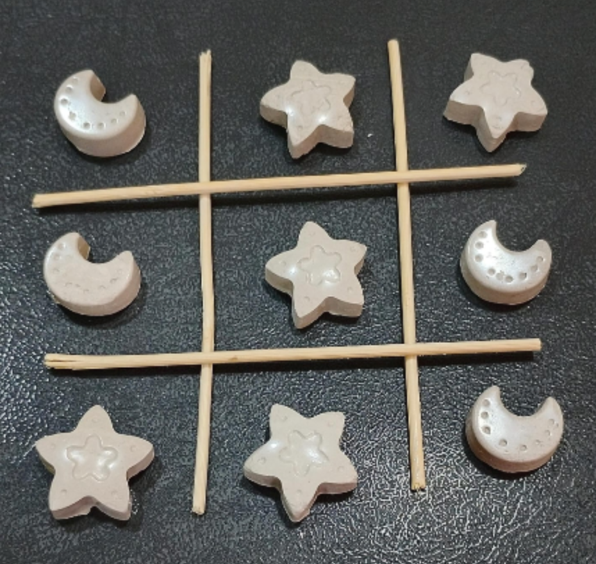Tic Tac Toe — Moon & Stars (Set of 10)